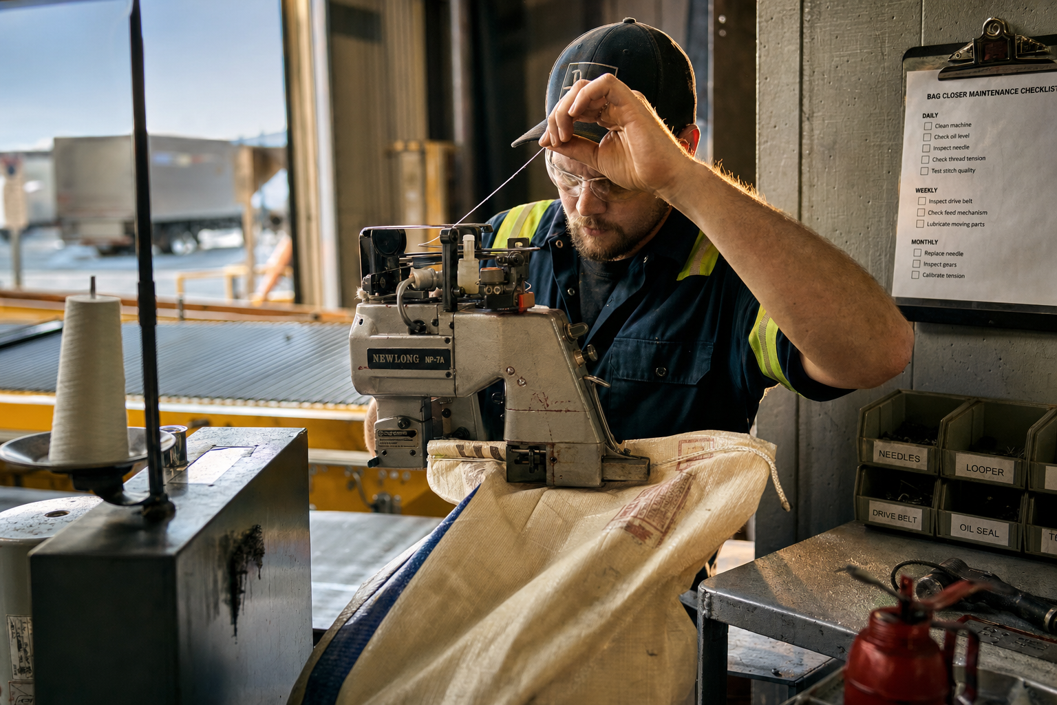 Preventief onderhoud naaimachine
