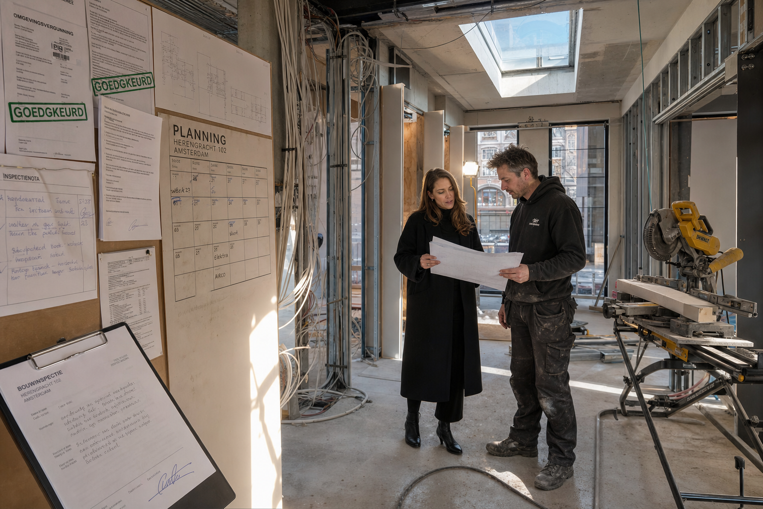 Planning en uitvoering verbouwing Amsterdam