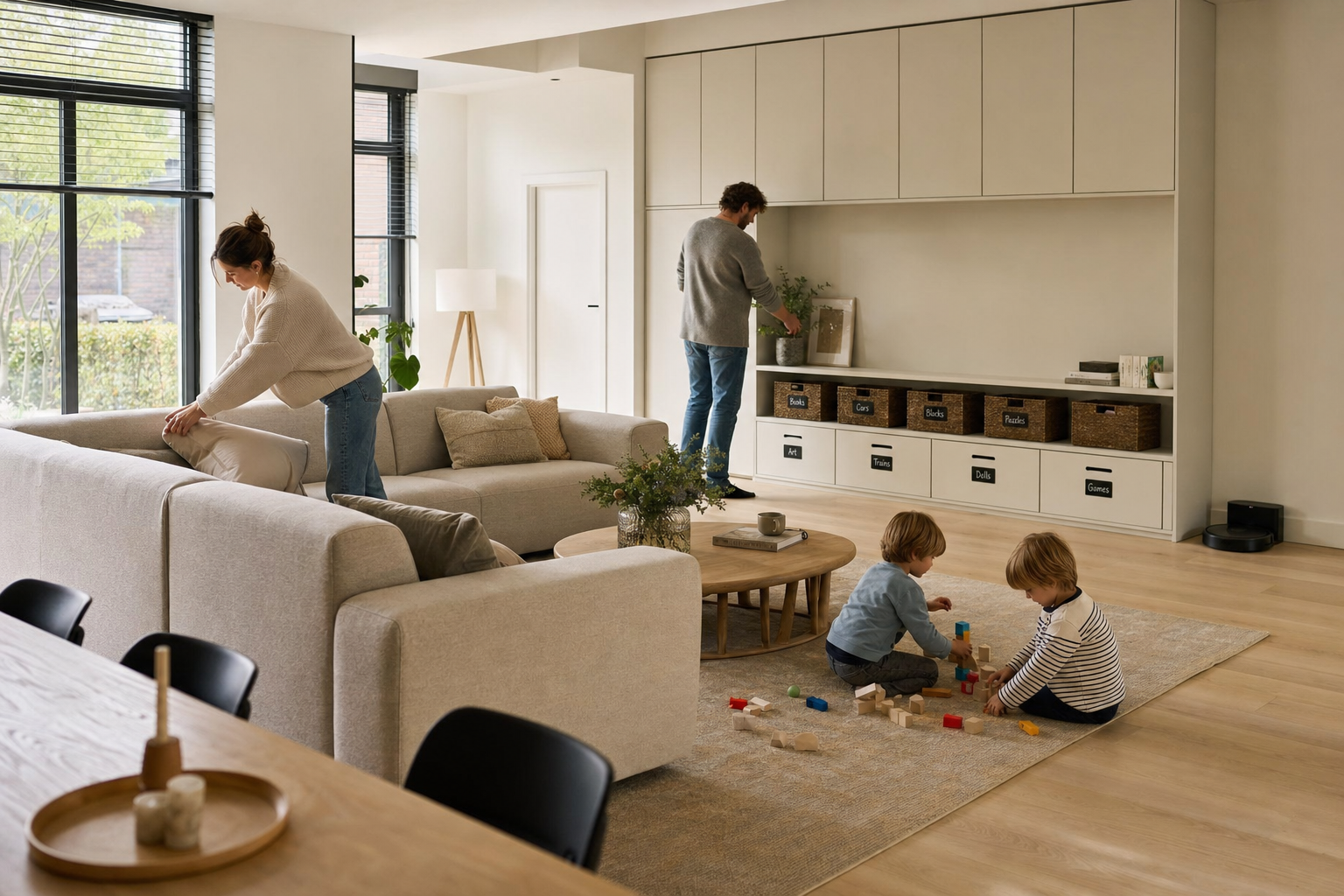 Stijlvol en kindvriendelijk interieurontwerp