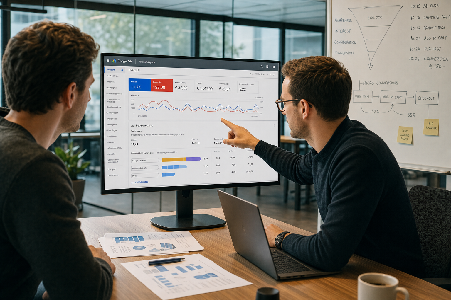 KPI's en attributiemodellen voor Google Ads campagnes